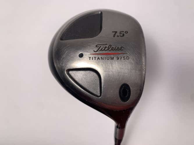 Titleist 975 D Driver 7.5* Grafalloy ProLite 35s Stiff Graphite Mens RH