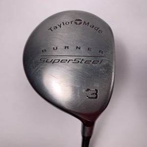 TaylorMade Supersteel 3 Fairway Wood 15* Bubble R-80 Regular Graphite Mens RH