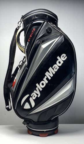 Taylormade Demo Events Staff Bag Black 6-Way Divide Single Strap Golf Bag