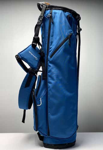 Taylormade Flex Tech Lite Stand Bag Blue 4-Way Divide Dual Strap Golf Bag
