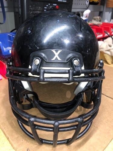 USED XENITH X2E+ ADULT FOOTBALL HELMET - XL- BLACK