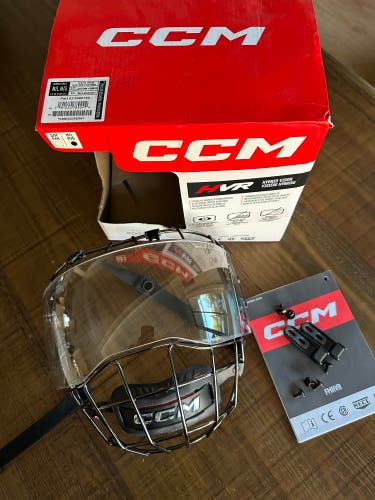 CCM Hockey HVR Hybrid Face Shield / Cage M/L