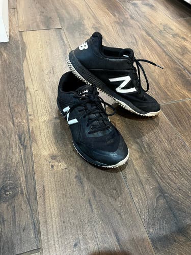 Black New Balance Turf Shoes