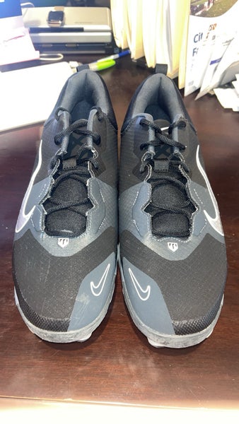 Black Men's Size 13.0 (W 14.0) Nike Force Trout 9 Pro MCS Low Top Molded Cleats (New)
