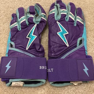 Bruce Bolt Adult Medium Batting Gloves (Used)