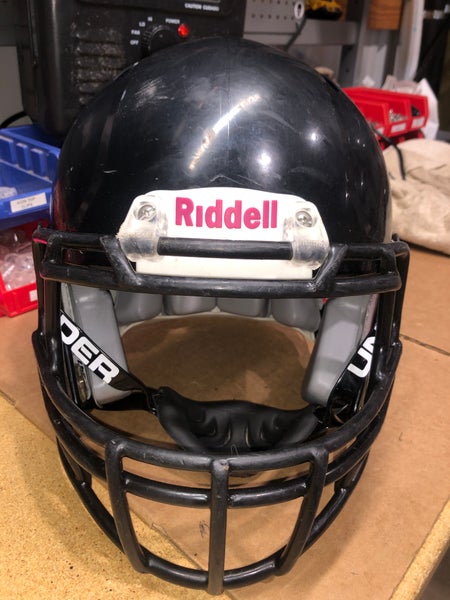 USED RIDDELL YOUTH SPEED CLASSIC FOOTBALL HELMET - XL - BLACK