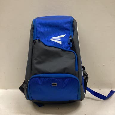 Used Easton BACK PACK - BLUE AND GREY BB/SB Player Backpack Royal Blue 11725-S000493321