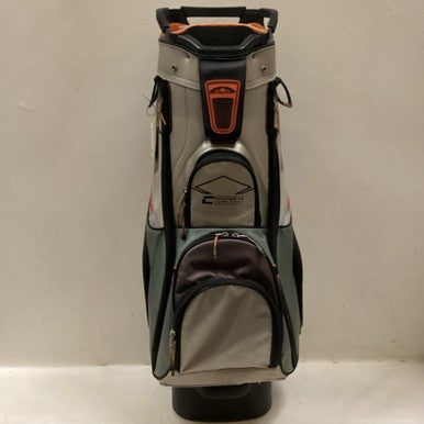 Used Sun Mtn C 130 CART BAG Mens Cart Bag Black/Orange/Grey 11725-S000494347