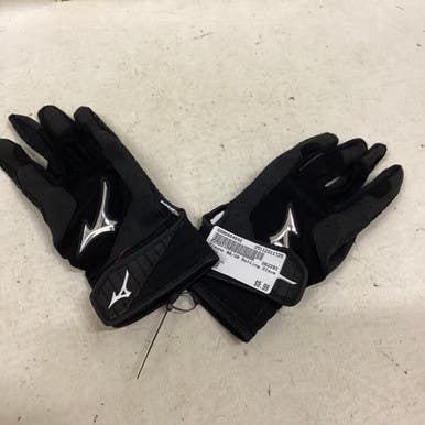 Used Mizuno BB/SB Batting Gloves Black Junior 11725-S000494648