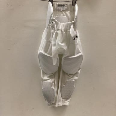 Used Under Armour Youth FB Integrated Pants White SM 11725-S000494764
