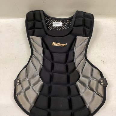 Used MacGregor BLACK CHEST PROTECTOR Catchers Chest Protector Black Adult 11725-S000494786