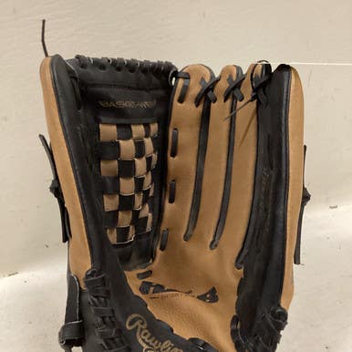 Used Rawlings SS14BR BB/SB Glove RH Throw Brown And Black 14" 11725-S000494779