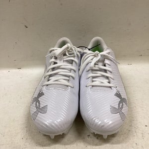 Used Under Armour LAX Cleats Mens White Senior 10.5 11725-S000494790