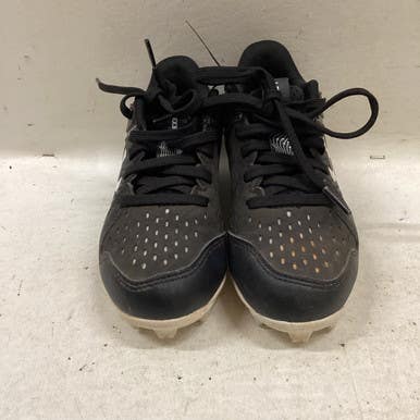 Used Adidas BB CLEAT 10K BB/SB Cleats Black Youth 10.0 11725-S000494807