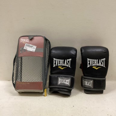 Used Everlast Heavy Bag Gloves Black MD 11725-S000495095