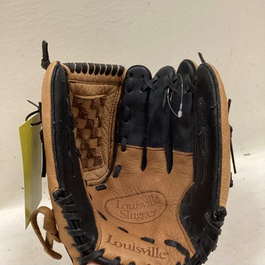 Used Louisville Slugger GENB1100 BB/SB Glove RH Throw Black And Tan 11" 11725-S000495097