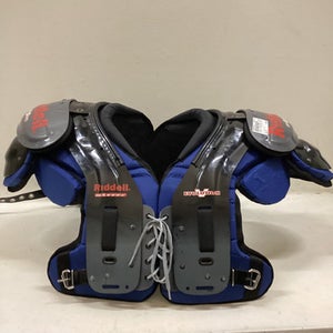 Used Riddell EVOLUTION V ADULT FB Shoulder Pads Royal Blue XL 11725-S000495109