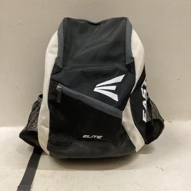 Used Easton BACK PACK - BLACK AND WHITE BB/SB Player Backpack Black 11725-S000495274