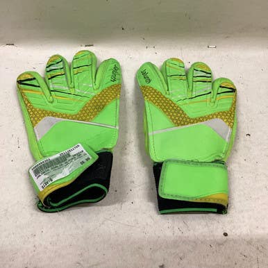 Used JALUNTH GOALIE GLOVES SM Soccer Goalie Gloves Green 6 11725-S000494353