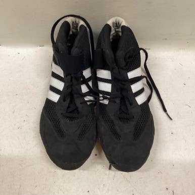 Used Adidas Wrestling Shoes Black Senior 9.5 11725-S000494387