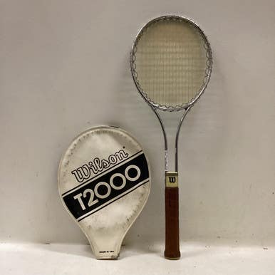 Used Wilson T2000 Adult Tennis Racquet Grey 4 5/8" 11725-S000495327