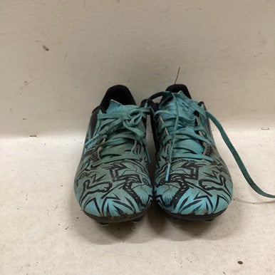 Used Puma Soccer Cleats Black And Carolina Blue Junior 03 11725-S000495406
