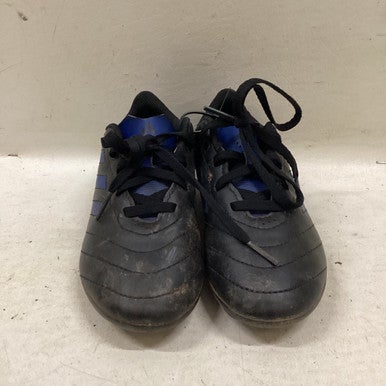 Used Adidas Soccer Cleats Black And Navy Blue Youth 13.5 11725-S000495422