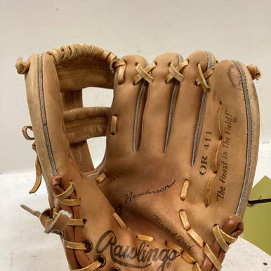 Used Rawlings OR 411 BB/SB Glove RH Throw Tan 11" 11725-S000495424