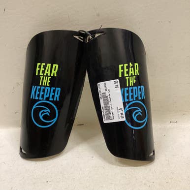 Used Soccer Shin Guards Junior Black LG 11725-S000495476