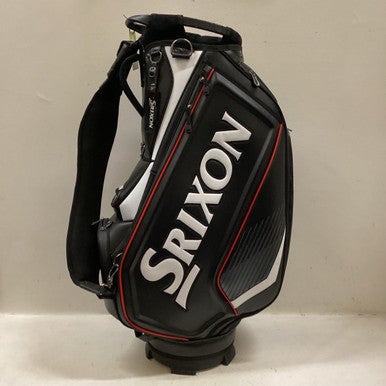 Used Srixon STAFF BAG Mens Cart Bag White/Black/Red 11725-S000495549