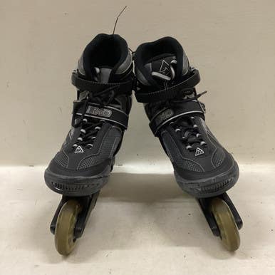 Used K2 EXO Senior Rec Fitness Skates Black Senior 9.5 11725-S000495576