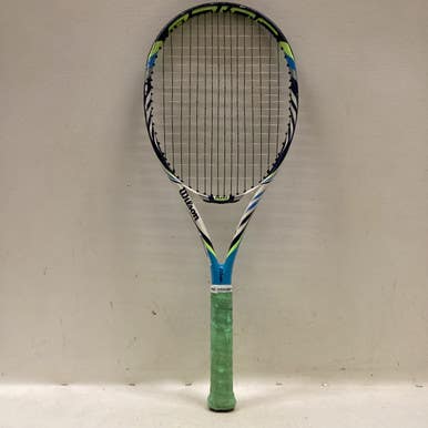 Used Wilson JUICE 100 Adult Tennis Racquet Black 3 3/8" 11725-S000495618