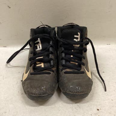 Used Nike TROUT BB CLEATS BB/SB Cleats Black Youth 13.0 11725-S000495635