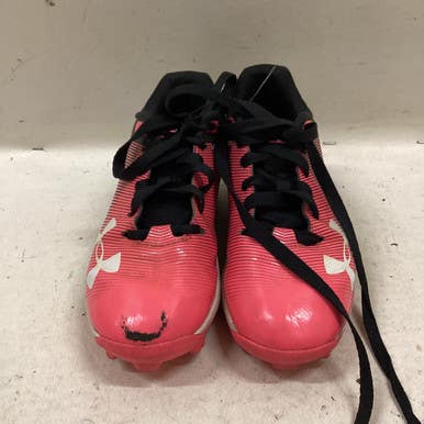 Used Under Armour BB BB/SB Cleats Pink Junior 01 11725-S000495644
