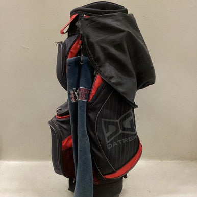 Used Datrek UNIHIMAL T-LOCK 14 WAY Mens Cart Bag Black And Red 11725-S000495707