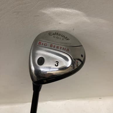 Used Callaway BIG BERTHA Mens Fairway Wood LH 3 Wood 11725-S000495725