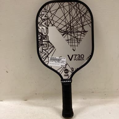Used VULCAN V730 POWER Pickleball Racquet Black And Silver 11725-S000495736
