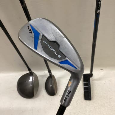Used Wilson PROFILE JR Jr Package Set RH Royal Blue 4 Piece 11725-S000494854