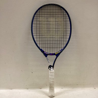 Used Wilson RAK AT TAK Junior Tennis Racquet Navy Blue 23" 11725-S000494858