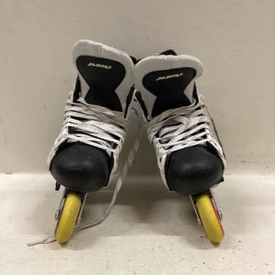 Used Alkali Roller Hockey Skates Yellow Adjustable 11725-S000495808