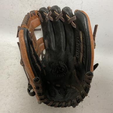Used Rawlings D1125PTDB BB/SB Glove RH Throw Brown And Black 11 1/4" 11855-S000196295