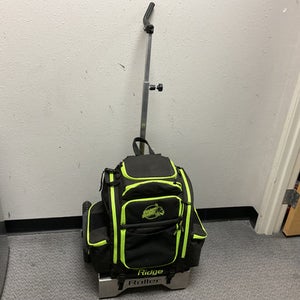 Used RIDGE ROLLER BAG W/ CART Disc Golf Bag Black 11855-S000196442