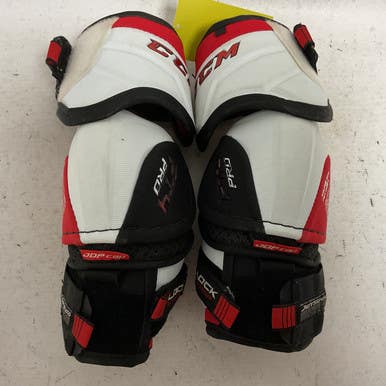 Used CCM JETSPEED FT4 PRO Senior Elbow Pads White/Black/Red SM 11855-S000196466