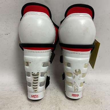 Used CCM YTH SHIN GUARDS Youth Shin Guards White 8" 11855-S000196446