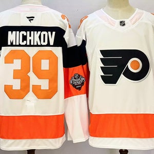 Philadelphia Flyers 39 Matvei Michkov Stadium Series White Ice Hockey Jersey Size 46
