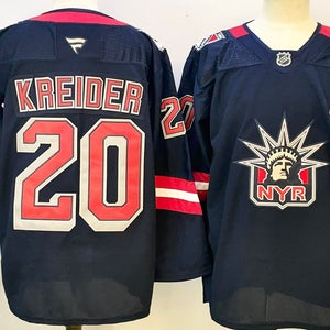 New York Rangers  Chris Kreider  Ice Hockey Jersey 20 Size 50