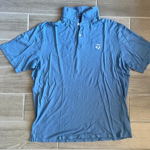 Peter Millar Blue XL Men's Polo with Taylormade Logo