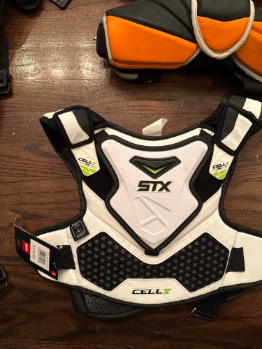Large Adult STX Cell V Shoulder Pads (New)