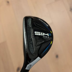 Men's TaylorMade SIM 2 Max Left Hand Hybrid Stiff Flex 3H (Used)