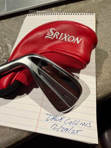 Men's Srixon ZX 3 iron Left Hand Extra Stiff Flex Graphite Shaft Ventus Velacore Black 9TX (Used)